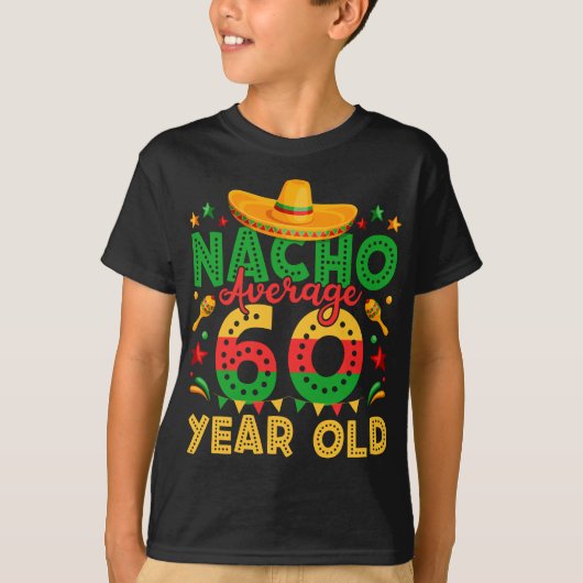 ナチョ平均60歳Cinco de Mayo Boy Tシャツ (正面)