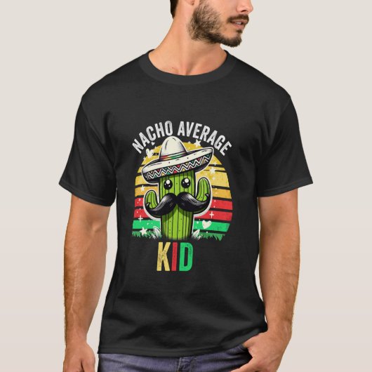 ナチョ平均KIDメキシコCinco De Mayo Tシャツ (正面)