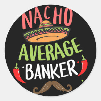 ナチョ平均NkerソンブレロひげCinco De Mayo ラウンドシール