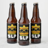 ナチョ平均SLP言語病理学者 ビールラベル (ボトル)