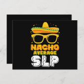 ナチョ平均SLP言語病理学者 ポストカード (正面/裏面)