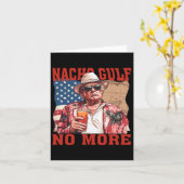 ナチョ湾もはや州の統一された湾トランプおもしろい カード (黄色い花)