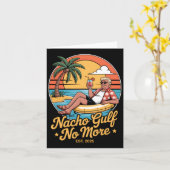 ナチョ湾No moreトランプおもしろいバケーション2025アメリカ2 カード (黄色い花)