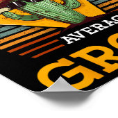 ナチョ結婚平均新郎のおもしろい未来夫シン ポスター (角)