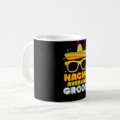 ナチョ結婚平均新郎Cinco de Mayo コーヒーマグカップ (正面左)