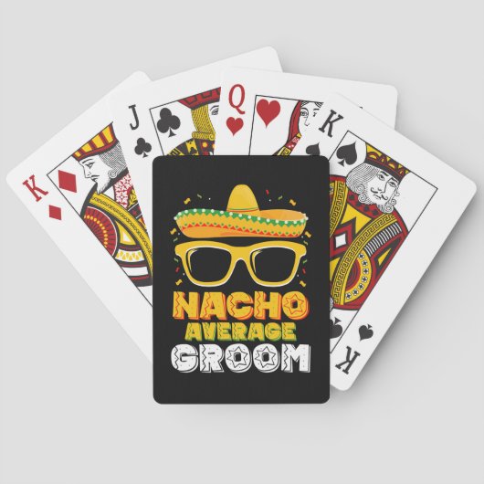 ナチョ結婚平均新郎Cinco de Mayo トランプ (裏面)