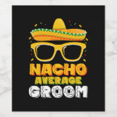 ナチョ結婚平均新郎Cinco de Mayo ワインラベル (シングルラベル)