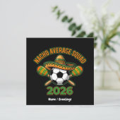 ナチョ・アベレージ・スカッド 2026 サッカー・フィエスタ・ソンブレロ 招待状 (スタンド正面)