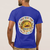 「ナチョ・アベレージ・タコ」おもしろグラフィックTシャツ Tシャツ (裏面)