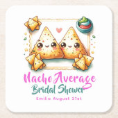 ナチョ・アベレ Nacho Average Fiesta! ラストパーティ ブラidal Showe スクエアペーパーコースター (正面)