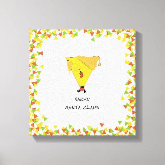ナチョ・サンタ・ウィズ キャンバスプリント (正面)