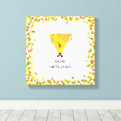 ナチョ・サンタ・ウィズ キャンバスプリント (インサイチュ (ウッドフロア))