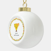 ナチョ・サンタ・ウィズ セラミックボールオーナメント (右)