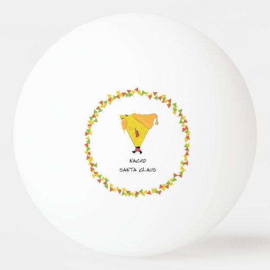 ナチョ・サンタ・ウィズ 卓球ボール (裏面)