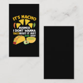 ナチョ·タコ·グアカモレ·ディップファストフード·シンコ·デ·マヨ 名刺 (正面/裏面)