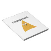 ナチョ・ユア・ビジネス ノートパッド (アングル)