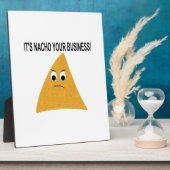 ナチョ・ユア・ビジネス フォトプラーク (側面)