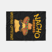 ナチョ・結婚アベレージの公式メキシコCinco De M フリースブランケット (正面(横))