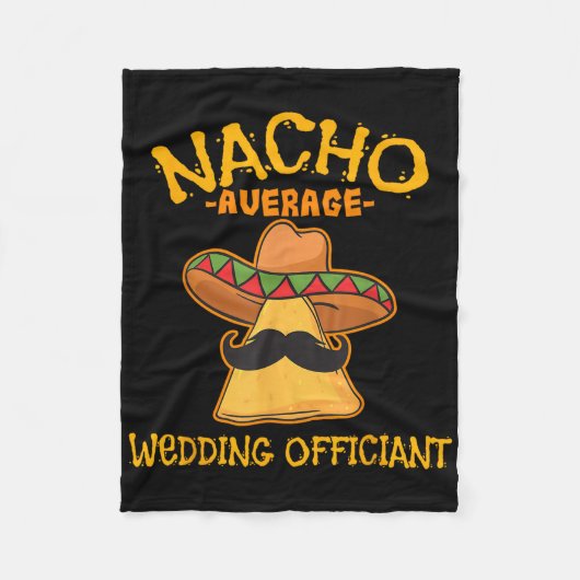 ナチョ・結婚アベレージの公式メキシコCinco De M フリースブランケット (正面)