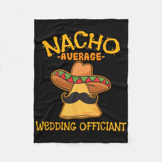 ナチョ・結婚アベレージの公式メキシコCinco De M フリースブランケット (正面)