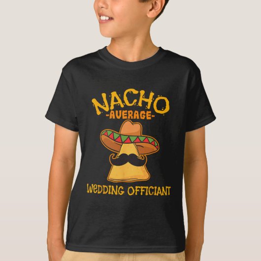 ナチョ・結婚アベレージの公式メキシコCinco De M Tシャツ (正面)
