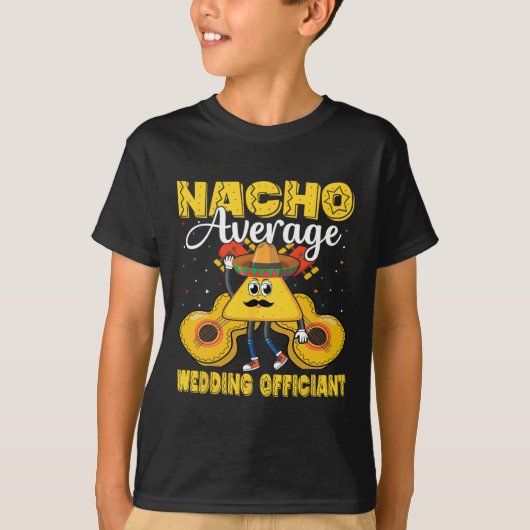 ナチョ・結婚アベレージの公式メキシコCinco De M Tシャツ (正面)