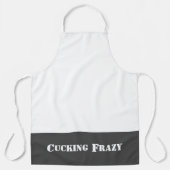 ナッキングファッツのような遊グレーのコクした言葉 エプロン (正面)