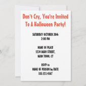 ナックナックゴースト ハロウィンパーティー招待 招待状 (裏面)