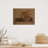 ナックルドラギン色 ポスター (キッチン)