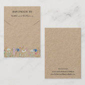 ナックレース表示カード |ワイルドフラワーフローラ 名刺 (正面/裏面)