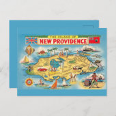 ナッサウカラフルバハマ ポストカード (正面/裏面)