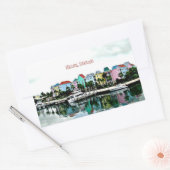 ナッサウバマリーナ 長方形シール (封筒)