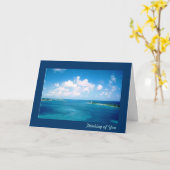 ナッサウ港カード カード (黄色い花)