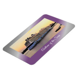 ナッサウ港デイブレイクククククルーズ船 マグネット