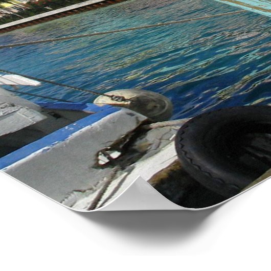 ナッサウ港 ポスター (角)