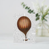 ナッサウ王室のバルーン熱気球 ポストカード (スタンド正面)