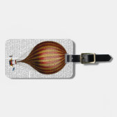 ナッサウ王室のバルーン熱気球 ラゲッジタグ (正面横)