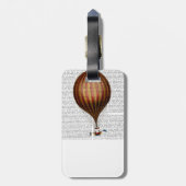 ナッサウ王室のバルーン熱気球 ラゲッジタグ (裏面縦)