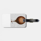 ナッサウ王室のバルーン熱気球 ラゲッジタグ (裏面横)