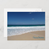 ナッサウ、バハマの海岸 ポストカード (正面/裏面)