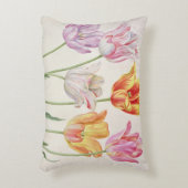 「ナッサウFlorilegium」のからのチューリップ、(w/c papeで アクセントクッション (正面(垂直))
