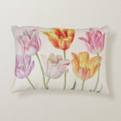 「ナッサウFlorilegium」のからのチューリップ、(w/c papeで アクセントクッション (裏面)