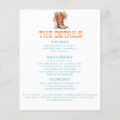 ナッシュの最後のバッシュカウガール独身パーティ予算 チラシ (裏面)