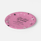 ナッシュナッシュビルの最後のバッシュのかわいいピンクバチェロレッテ ペーパープレート (アングル)