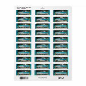 ナッシュハドソンメトロポリティアンブルーとホワイト ラベル (フルシート)