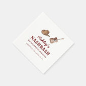 ナッシュバッシュナッシュビルバチェロレッテ週末 スタンダードカクテルナプキン (角)