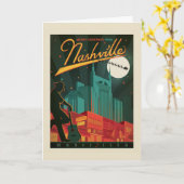 ナッシュビルからのクリスマスメッセージ カード (黄色い花)