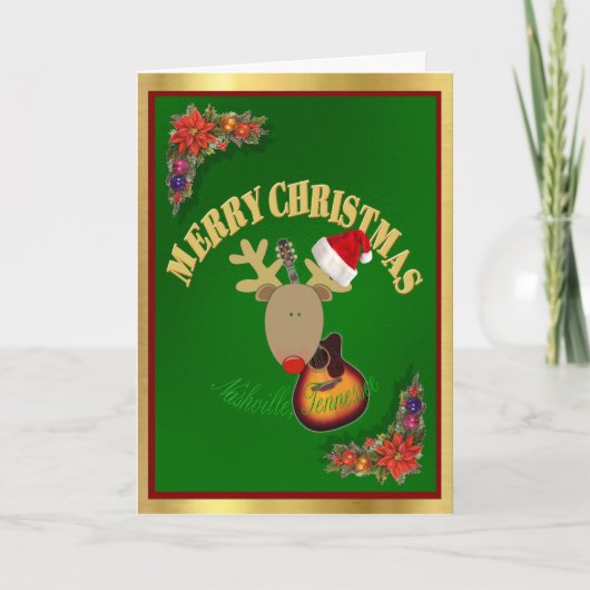 ナッシュビルからのメリークリスマス シーズンカード (正面)