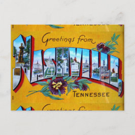 ナッシュビルからの挨拶 ポストカード