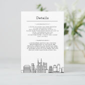 ナッシュビルでの結婚式 | ゲスト情報 招待状 (スタンド正面)